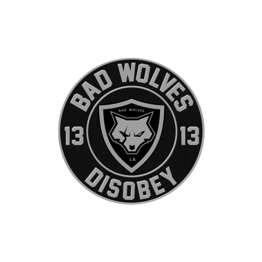 Wolf Shield Logo Disobey Patch