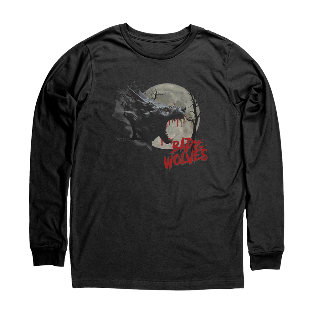 Full Moon Werewolf Long Sleeve Shirt