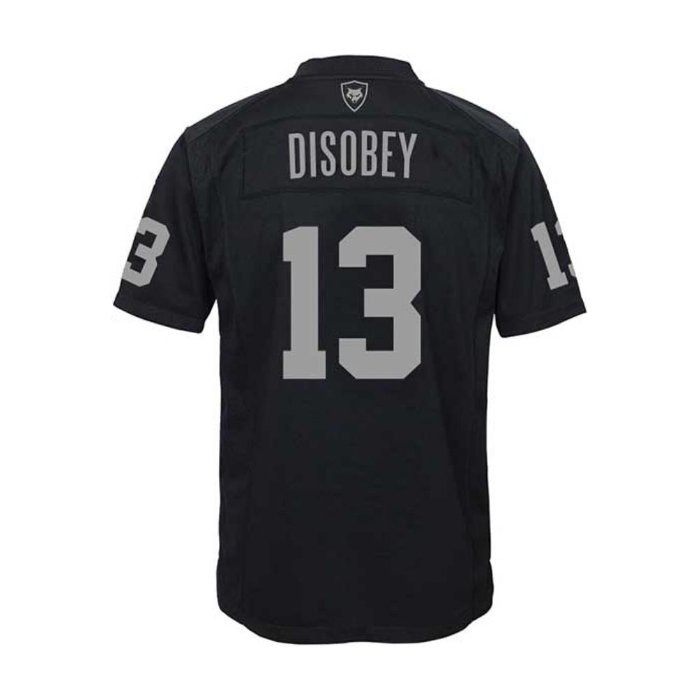 Black & Silver Football Jersey